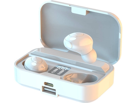 Auriculares Azultooth True Inalámbrico LB-9-2 (In Ear - Micrófono - Blanco)