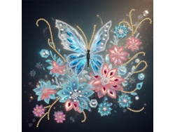 Pintura de diamante SIURN Ab39, manualidades, decoración del hogar (30 x 30 cm)