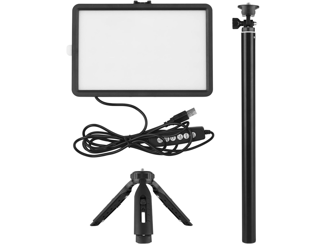Kit De Iluminación Led Rgb Ajustable De 10 Niveles Para Video