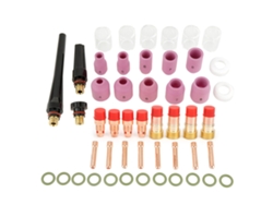Kit De Accesorios Para Soplete De Soldadura De 49 Piezas, Boquillas De Lente De Gas, Chalecos De Alúmina Wp-17/18/26