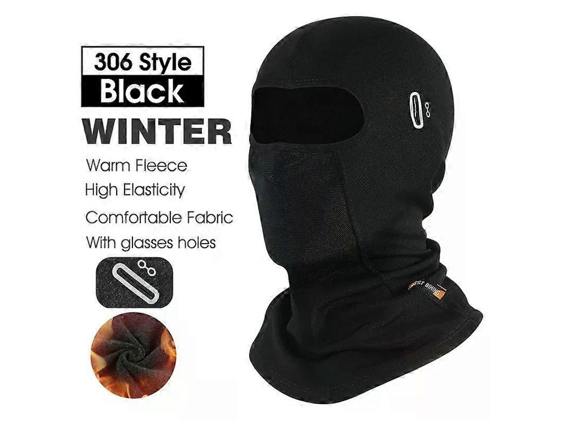 Bufanda de ciclismo de forro polar, pasamontañas, unisex, protección para la cabeza, forro TAISHENGDA