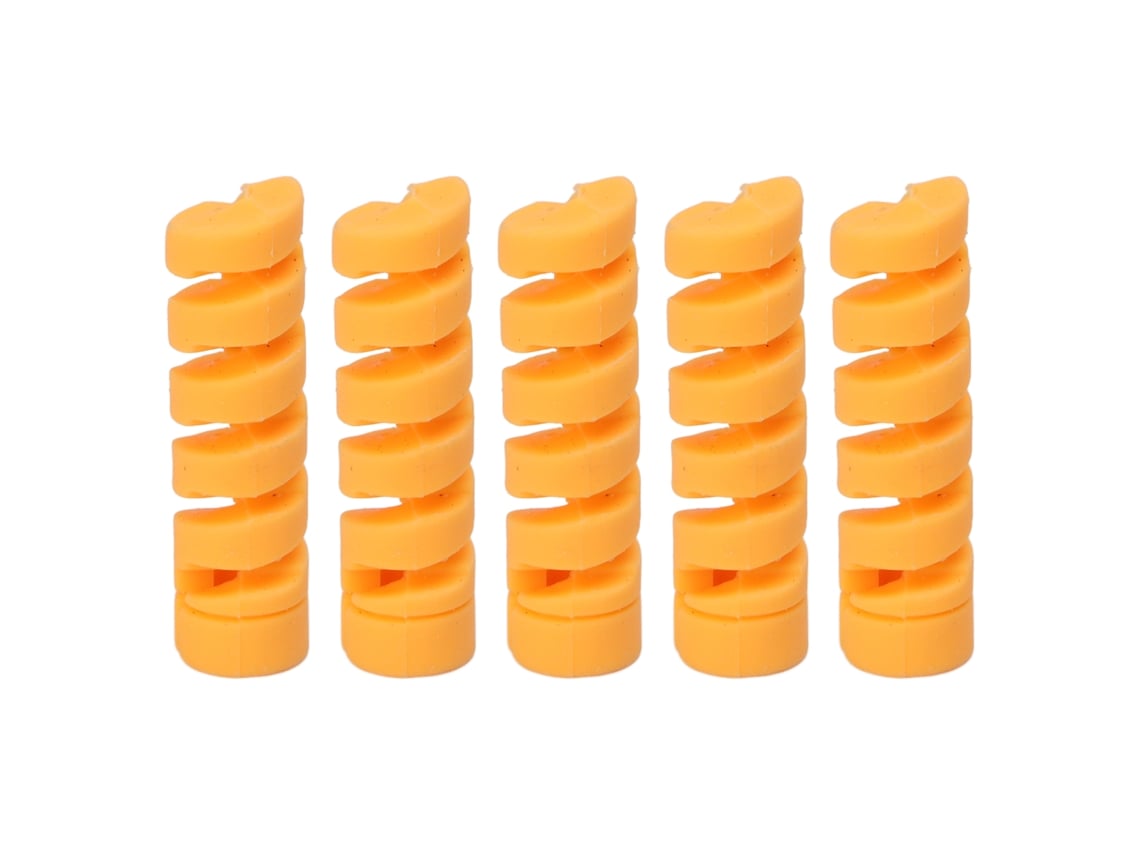 Cansucc - Kit com 5 Protetores de Mangueira de Freio e Câmbio Amarelos para Cabos de 4-5mm de Bicicleta