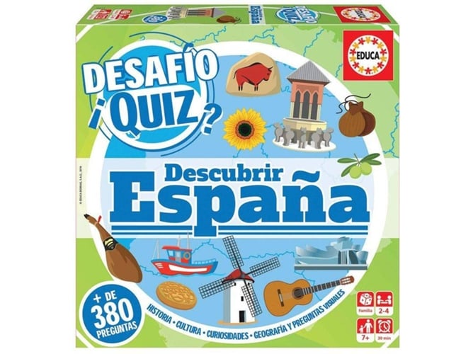 Juguete EDUCA Quiz Descubrir España