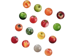 12 Imanes Para Nevera Con Diseño De Frutas, Pegatinas De Vidrio Coloridas Para Pizarras Blancas