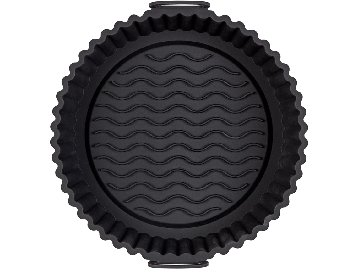 Revestimiento De Silicona Redondo 21 Cm Para Freidora De Aire, Reutilizable Y Resistente