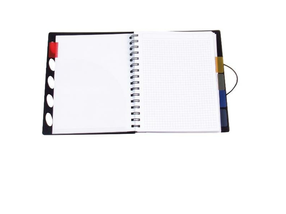 Cuaderno LIDERPAPEL BE20 Negro A4 100 Hojas