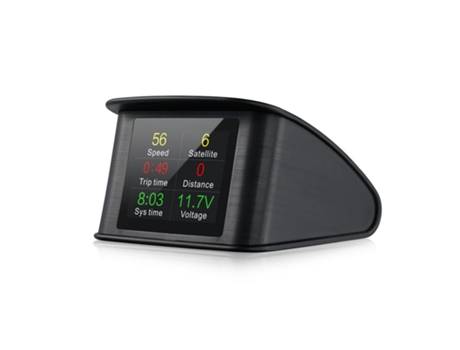 Pantalla frontal GPS Universal de 2,2 pulgadas con pantallas, velocidad, altitud, voltaje, reloj y más alarma de exceso de velocidad/alarma de volt...