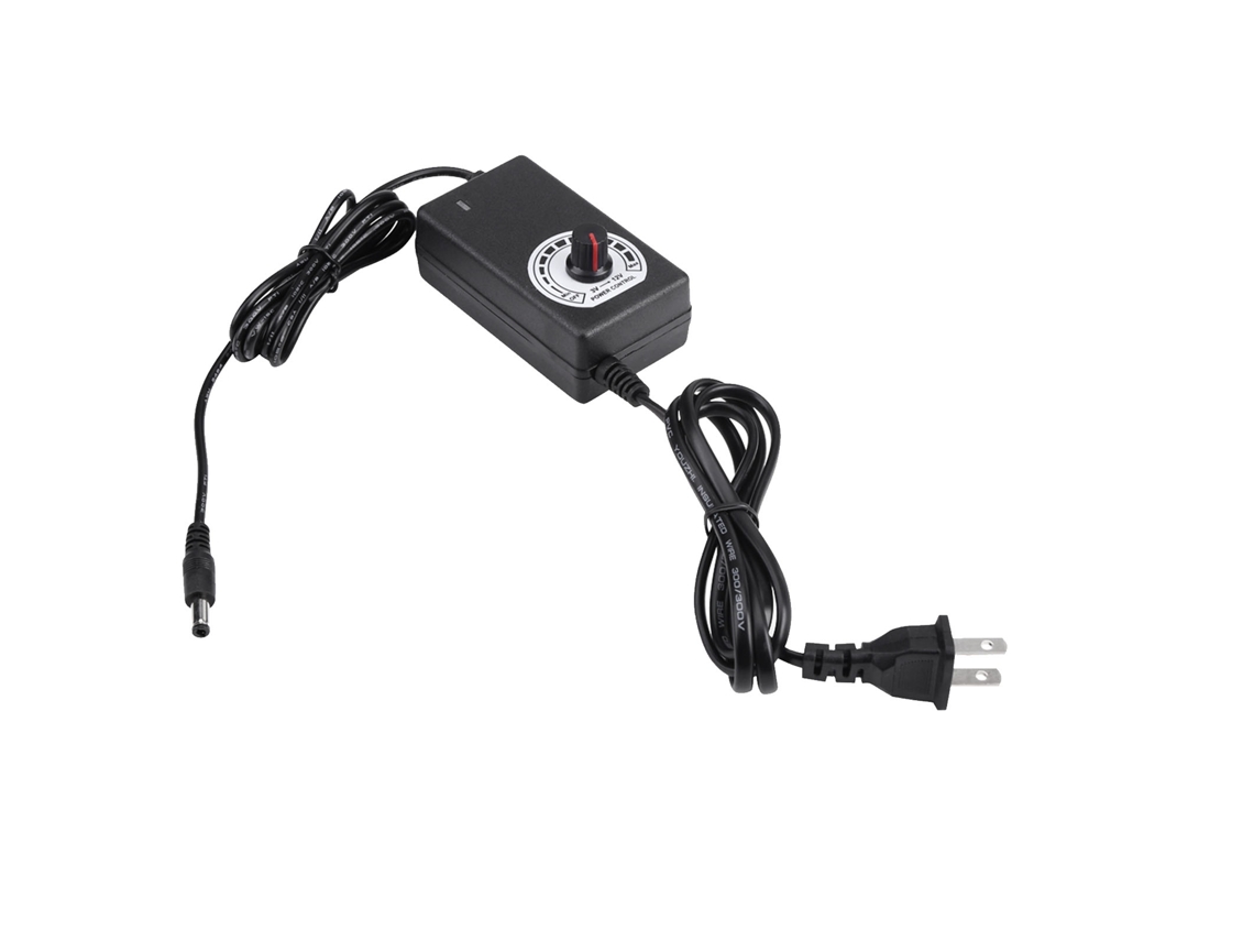 Adaptador CA a CC 3-12 V 2 A ajustable con controlador de velocidad del motor