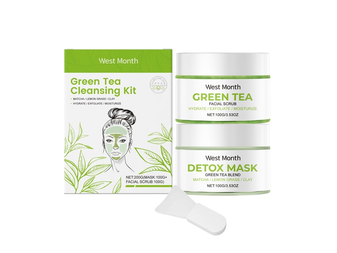 Set de limpieza y desintoxicación con té verde