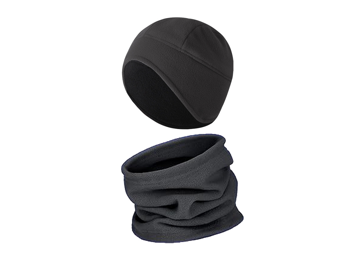 Omni-set Gorro Bufanda Invierno Gorro Ski Impermeable Bufanda Cuello Gaiter Antiviento