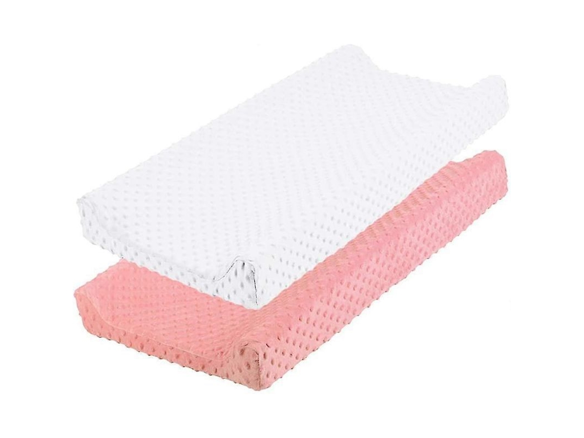 2 Fundas De Cojín Para Cambiador (solo Funda) Estilo B Tamaño Ajustable Tejido Suave