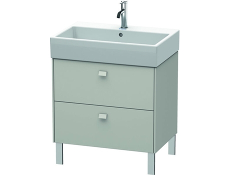 Mueble de aseo DURAVIT Brioso de pie 68,4 x 45,9 cm 2 extraíbles extraíble superior incl. hueco para sifón y delantal para lavabo Vero Air 23507