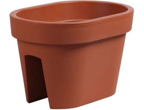Maceta PROSPERPLAST Lofly Railing (Naranja - 39.6 x 26.6 x 25 cm)
