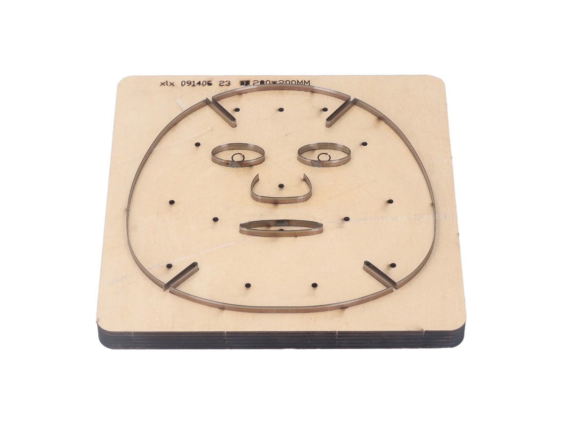 Troquel Multiusos Para Cortar Cuero Con Base De Madera Para Manualidades Y Máscaras.