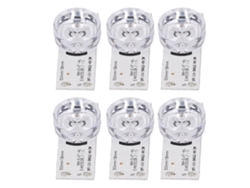2026-as-30 Piezas Perla Lente Led Redonda Transparente 6v De Alta Brillo Para Reparación De Tv