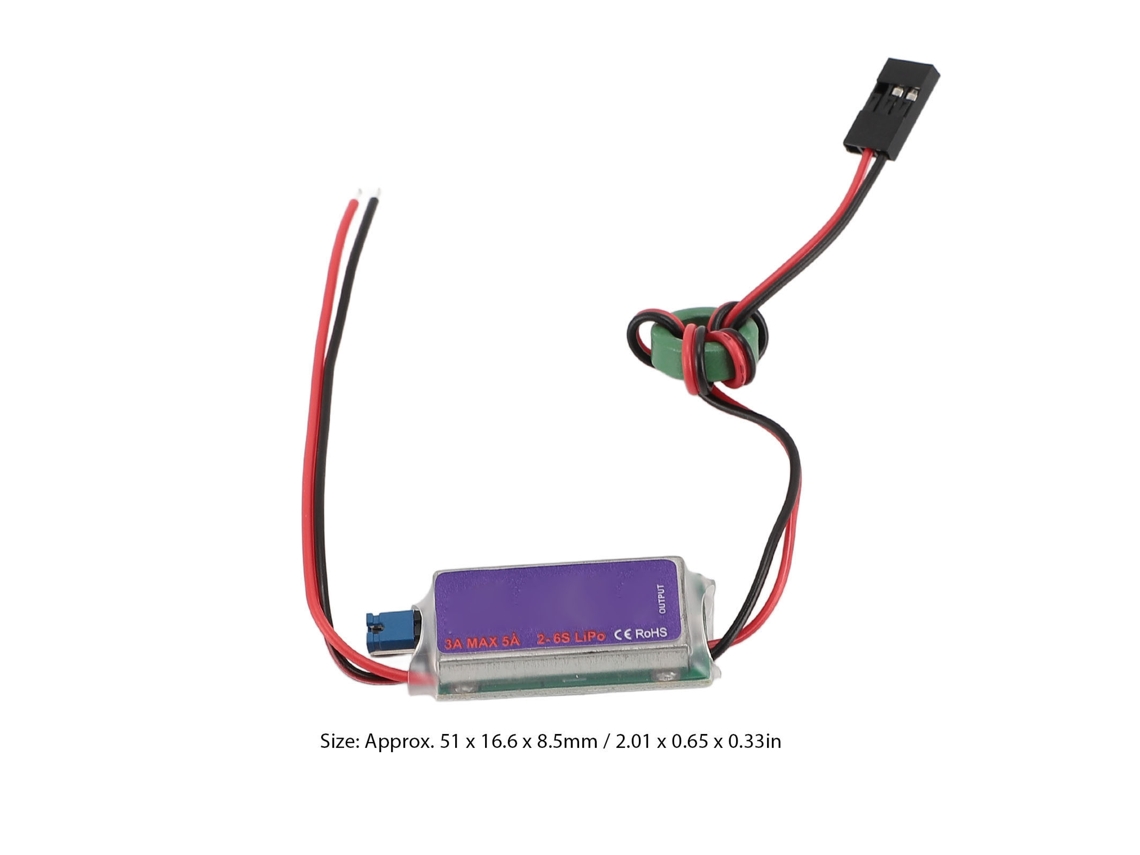 2026dz-módulo Regulador De Voltaje Ubec Entrada 5.5-26v Placa De Conmutación Bec Anti-interferencia Para Avión Rc