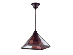 Fab 1975 Violeta | Farol colgante piramidal violeta 1xe27 Regx27 Fabrilamp
