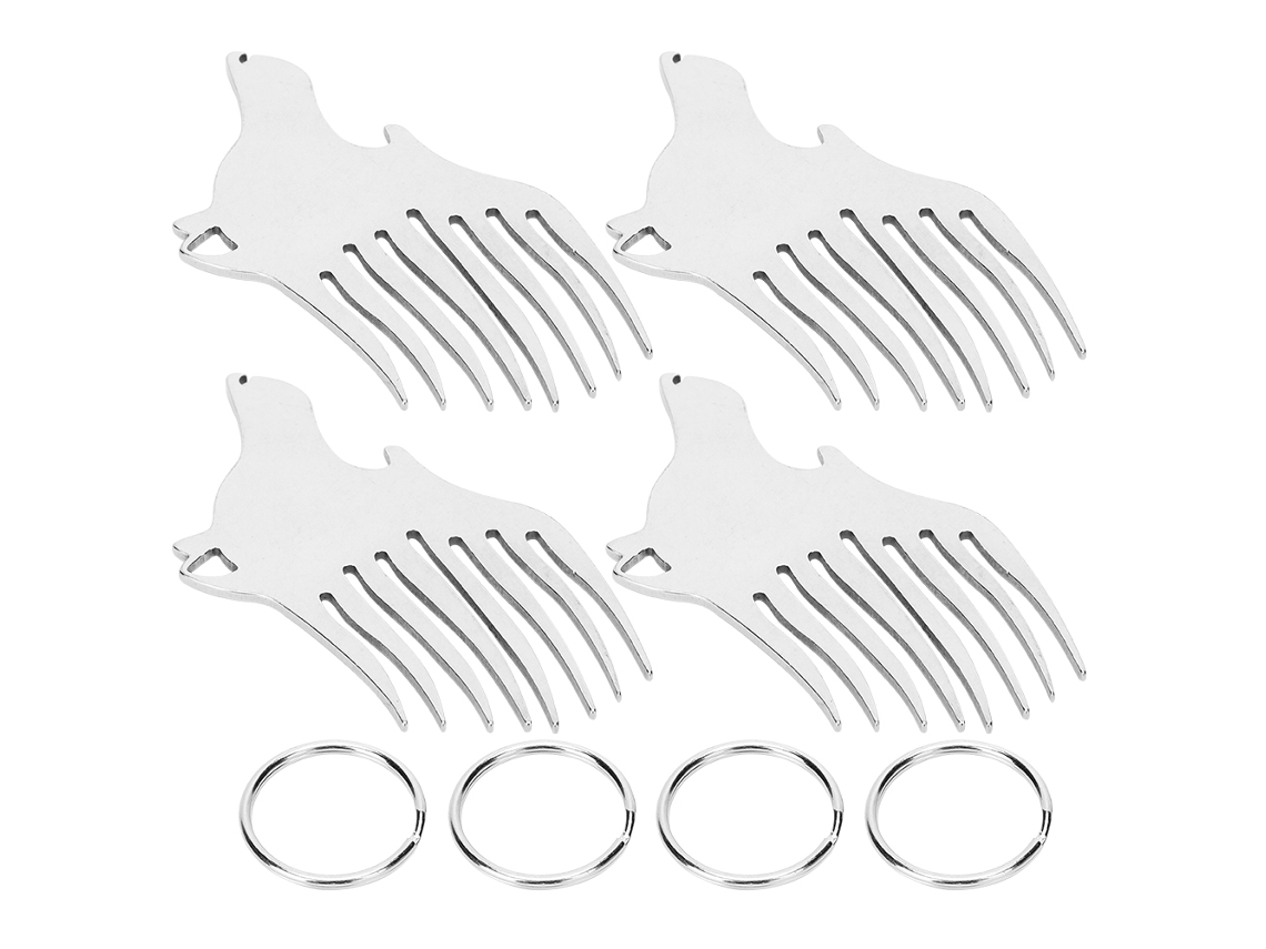 Abrebotellas De Bolsillo Wolf, Llavero Multifuncional, Abrecajas Y Tijeras Para Exteriores.