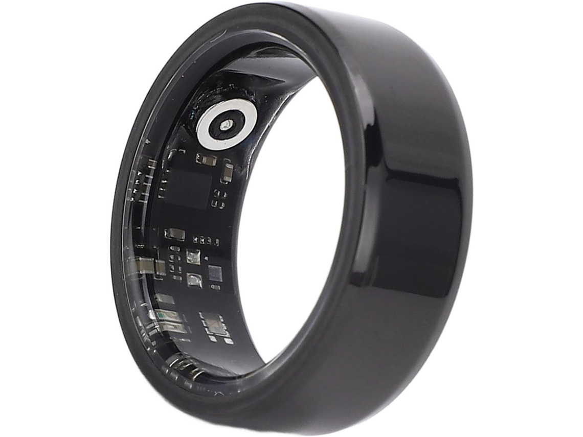 Anillo inteligente con monitor de actividad física, anillo de salud portátil, acero inoxidable, a prueba de polvo, para ducha.