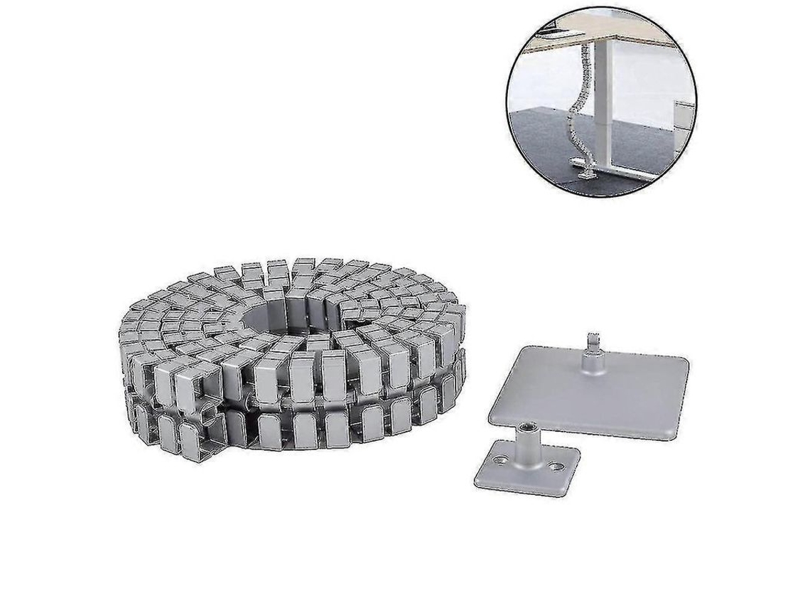 Organizador De Cables Para Escritorio, Columna Vertebral De Gestión De Cables, Mantiene Los Cables De Alimentación Y Demás Cables Organizados.