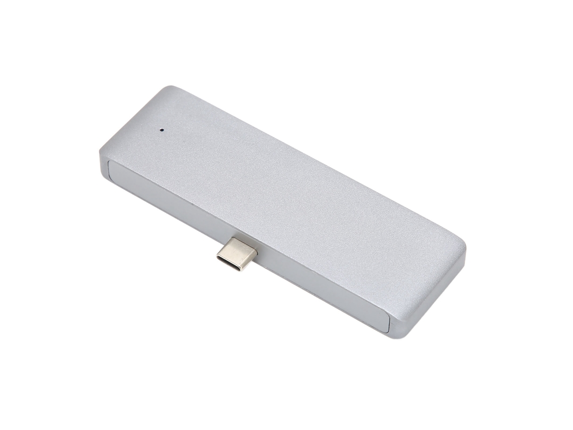 Adaptador Multifuncional Usb-c Con Salida 4k Hd, Pd Y Conector De 3,5 Mm Para S9 Plus, Note 9 Y 8 (gris)