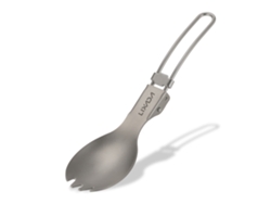 Cuchara/tenedor Plegable Ligero De Titanio Para Acampar, Hacer Senderismo, Ir De Mochilero, Viajar Y Actividades Al Aire Libre.