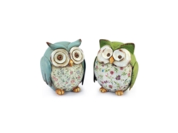 Pareja De Búhos Incluye 2 Unidades Figuras Búhos Colección Romántico Signes Grimalt Decor And Go