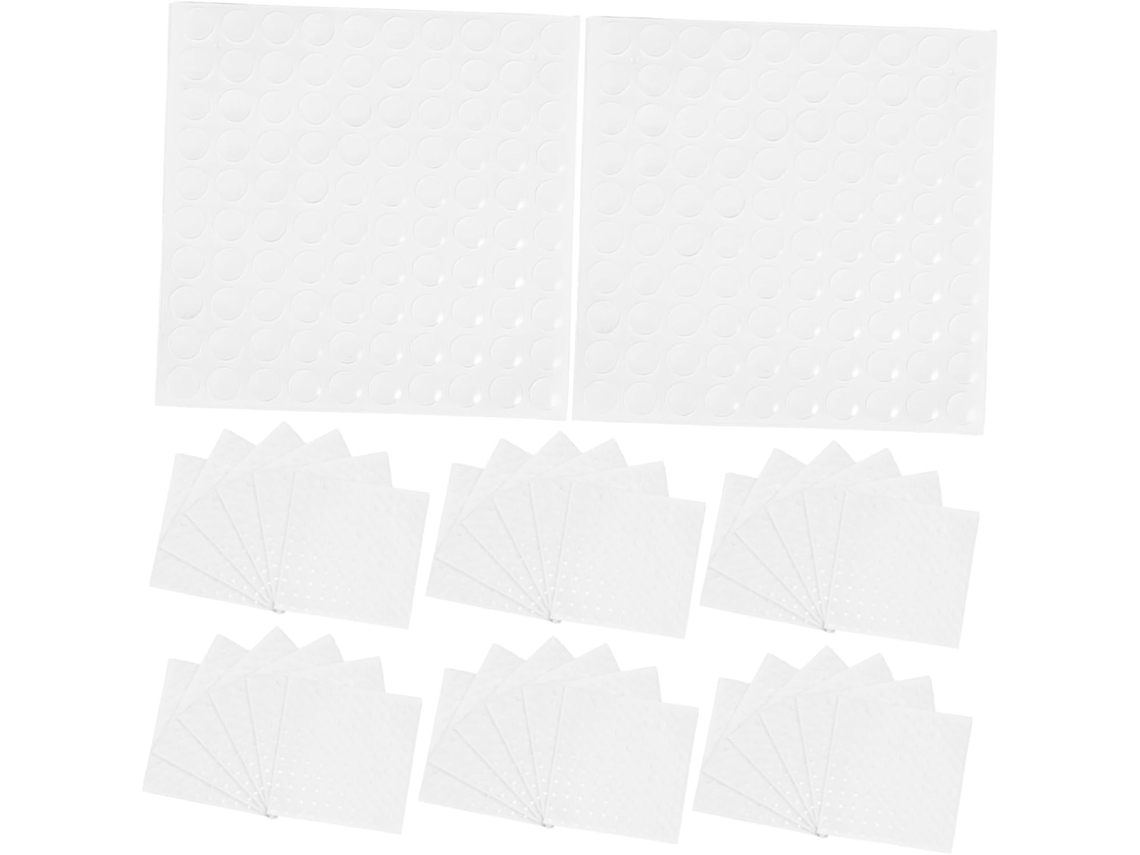 1200 Piezas De Tapones Antichoque Transparentes Para Muebles, Armarios Y