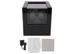 Caja Enrolladora Automática Para 2 Relojes Con Luz Led