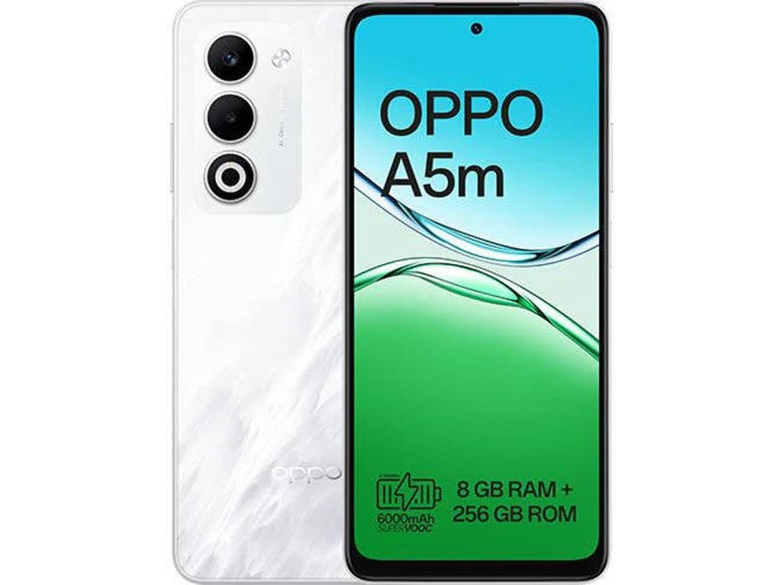 Smartphone OPPO A5m (6.67'' - 8 GB - 256 GB - Blanco)