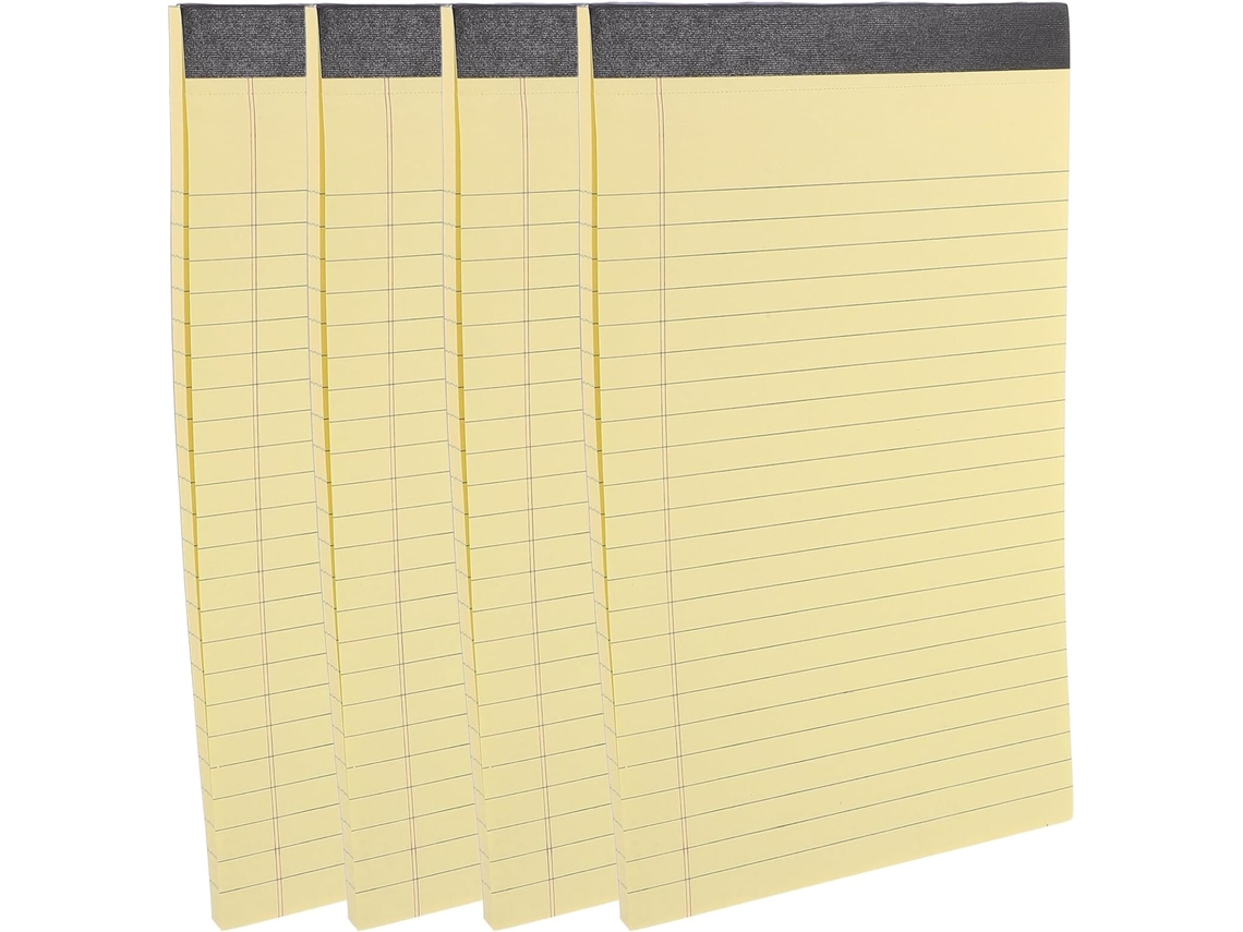 Juego De 4 Cuadernos Pequeños Con Páginas Rayadas, Bloc De Notas Compacto, Papel Liso Y Antitransferencias.