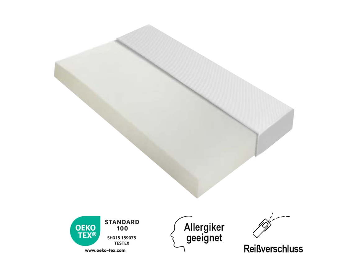 Colchón Ergonómico H3 De 90x200 Con Funda De Microfibra, Oeko-tex