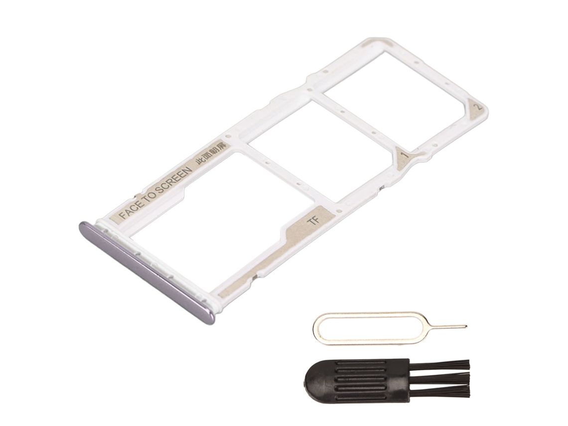 Bandeja Para Tarjeta Sim Doble Con Pin Para Xiaomi Redmi Note 10, Ranura De Plástico Plateado