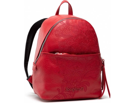 Mochila DESIGUAL 22SAKP07 Piel Mujer (Rojo)