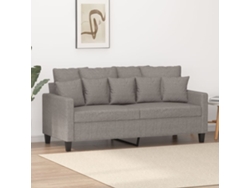 Sofá De 2 Plazas | Sofá De Salón | Sofá De Descanso De Tela Gris Taupé 140 Cm Wsd819903
