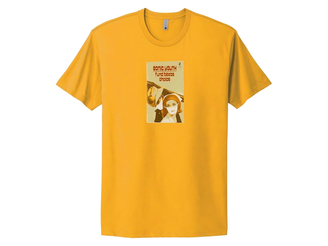 Sonic Youth Paperback gold T-shirt Rockinstone Unisex Adults Best Sellers Size:xl