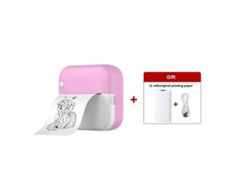 Impresora Térmica Portátil M3 Rosa (Con Rollo De Papel De Impresión) SIURN