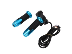 2026-1 Par Manillar Acelerador Bicicleta Eléctrica 4 Luces 3 Velocidades Control De Velocidad Para Bicicleta Modificada 48v Grano De Arroz