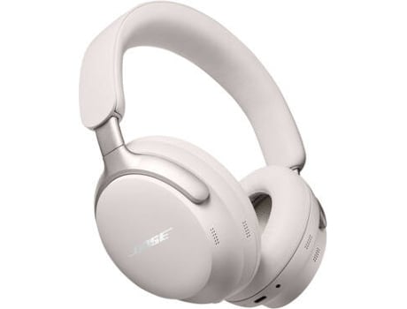 Auriculares Bluetooth BOSE QC Ultra (Over Ear - Micrófono - Noise Cancelling - Blanco)