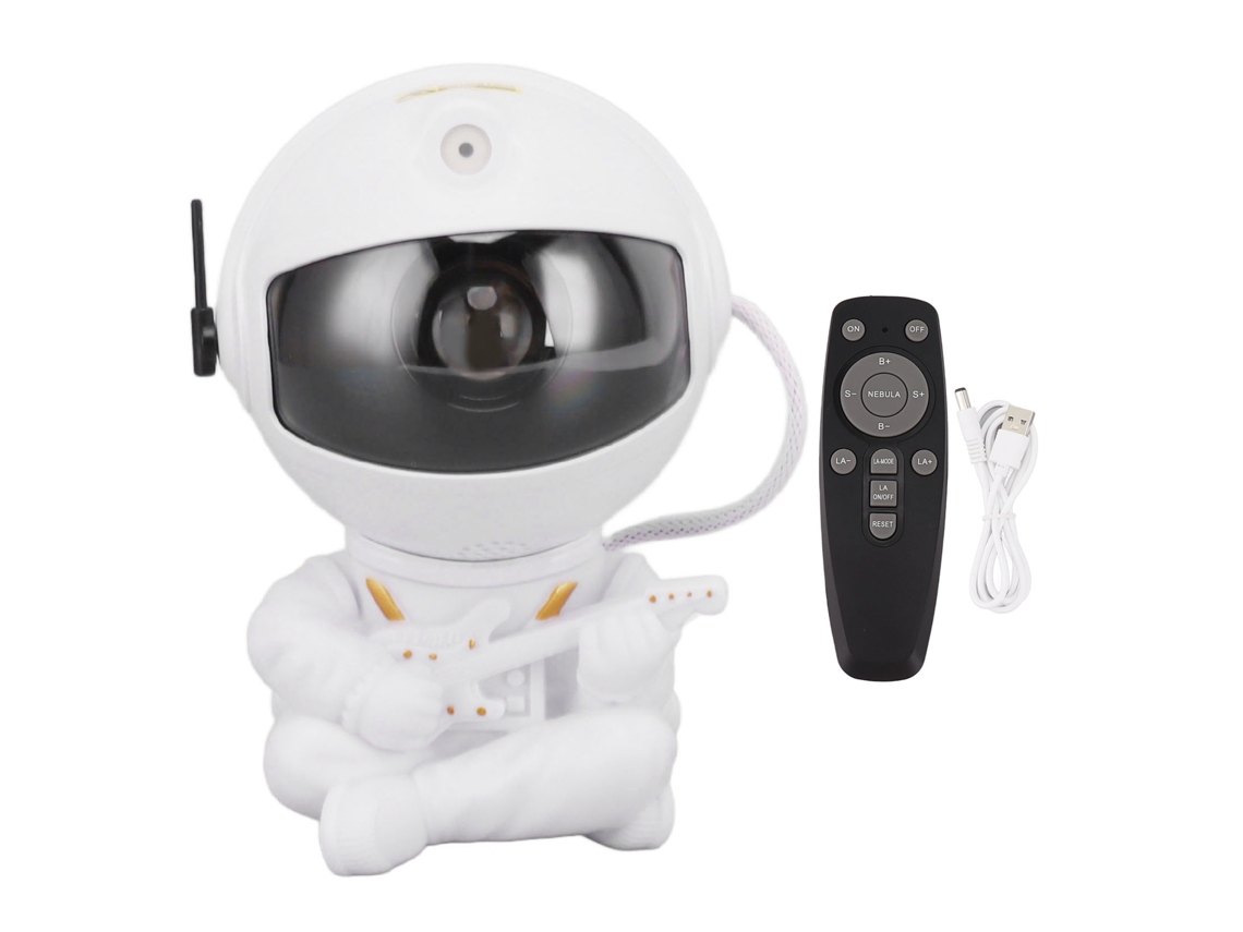 Yncm2026-proyector De Estrellas Astronauta Con Luz Nocturna Rgb 360° Rotación Usb 5v Para Decoración De Dormitorio Y Sala De Juegos