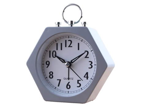 Reloj despertador silencioso reloj de escritorio para estudiantes mayores luz de lujo reloj casero simple para dormitorio ELKUAIE