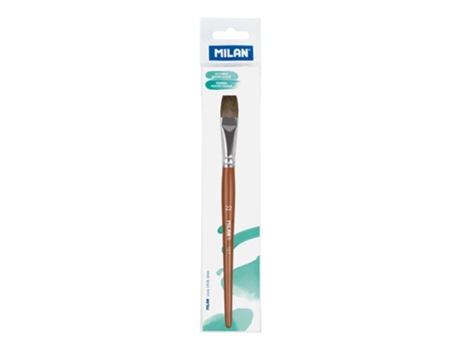 Pincel Escolar Plano Polybagr S Serie 121 Não. 22 Castanhomilan