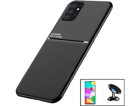 Kit Carcasa + Protector de Pantalla + Soporte Samsung Galaxy A52 PHONECARE Magnetic Lux