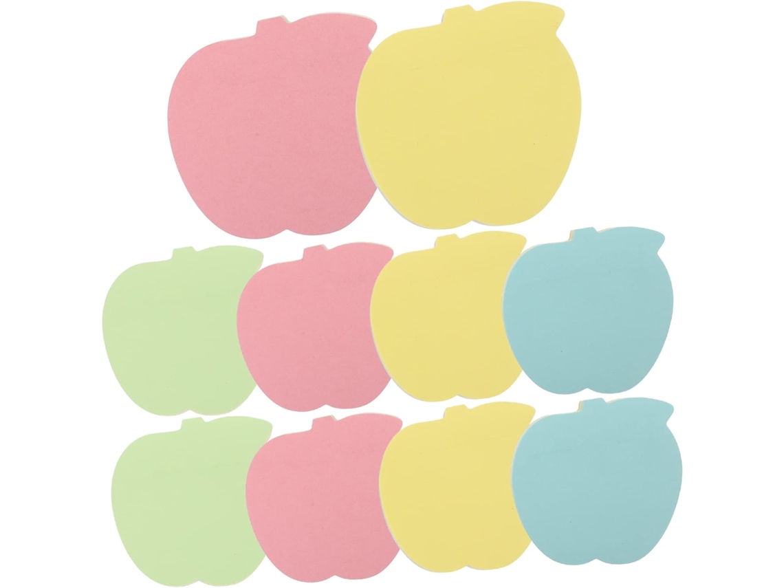 10 pegatinas coloridas para notas, ideales para la escuela y el hogar. Gokoco