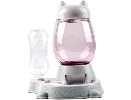Comedero para Perros y Gatos OHPA Gris (Plástico)