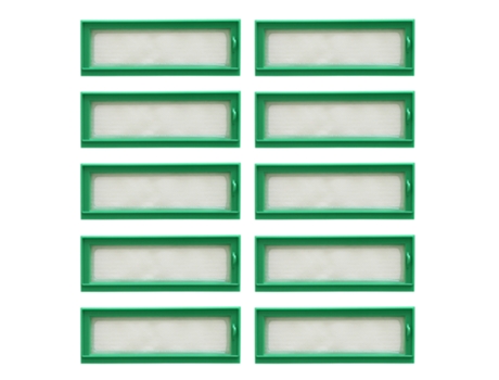 10 piezas de filtros de polvo de repuesto filtros Hepa para accesorios para aspiradoras Vorwerk Kobold Vr200