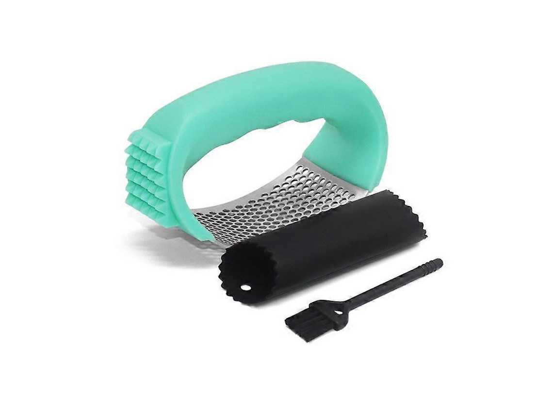 Prensa de ajos manual de acero inoxidable para cocina, picadora y triturador de ajos. Rosewell