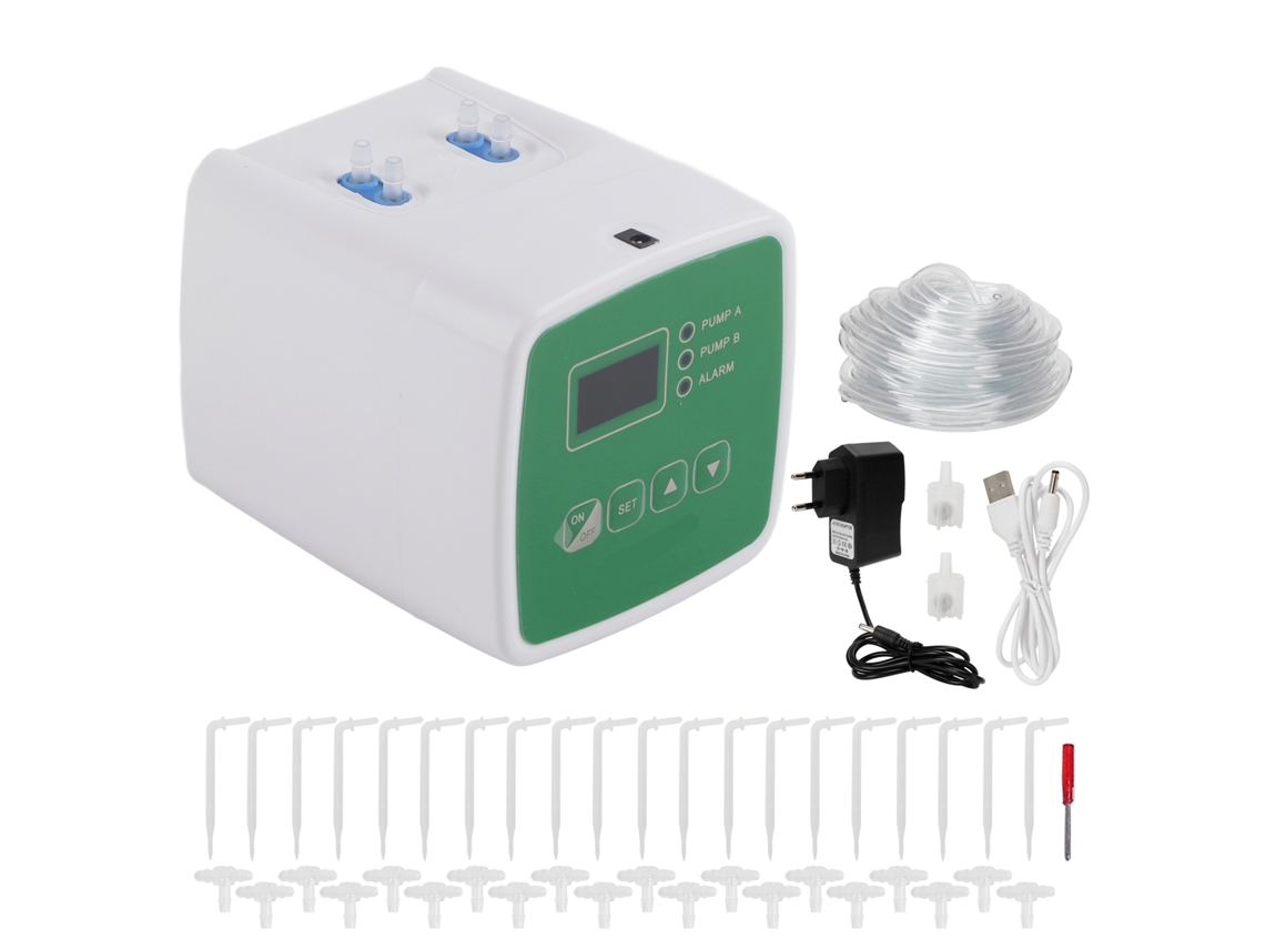 Sistema de riego automático con temporizador inteligente USB para jardín