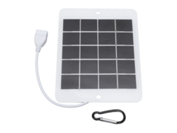 Bateria Solar De Painel De Silício Monocristalino Carregador Usb Eficiente Para Celulares Tablets Câmeras