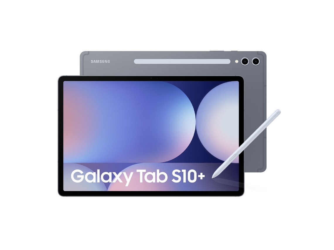 Tablet SAMSUNG Galaxy Tab S10+ (Gris - 12 GB RAM - Enchufe EU - 12,4" - 256 GB)